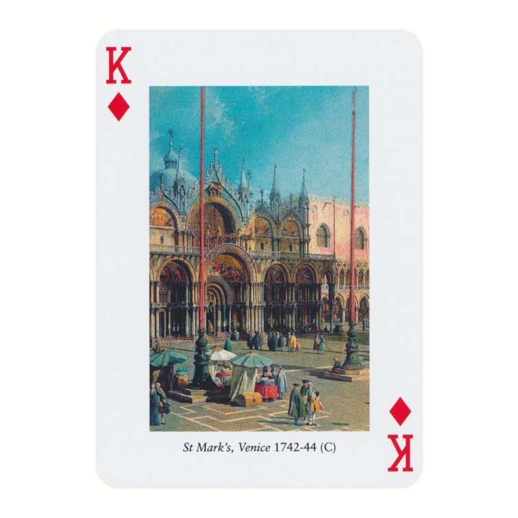Piatnik Canaletto Bellotto Playing Cards — card detail 3 — right card