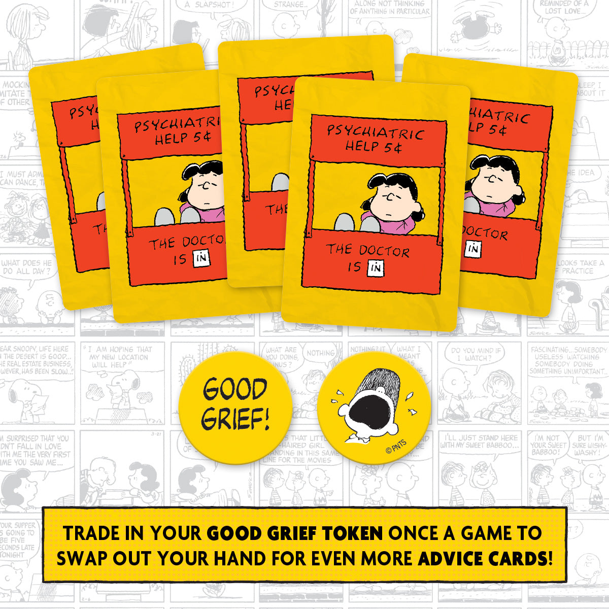 Peanuts: The Doctor Is In Card Game – additional product details