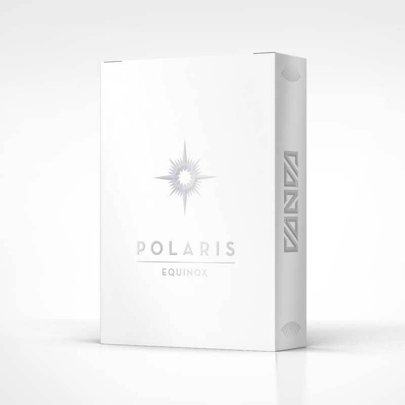 Vanda Polaris Equinox Light Edition white playing-card tuck box
