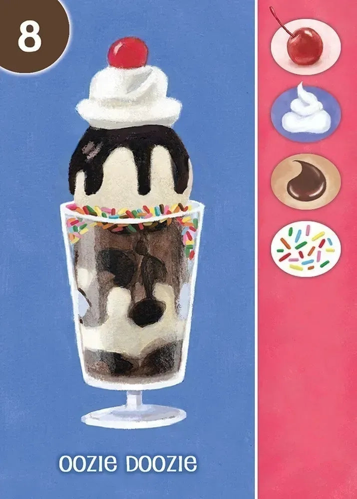 Oozie Doozie 8-point sundae card from Banana Split Card Game