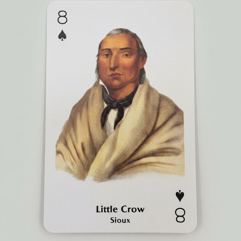 Native American Playing Cards Set One by U.S. Games with portrait of LIttle Crow of the Sioux tribe