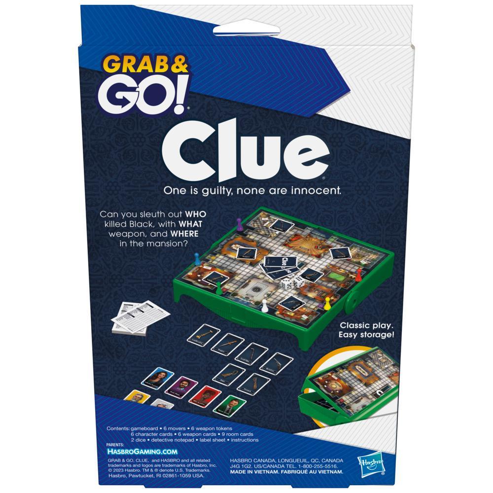Clue Grab & Go Travel Game – additional product details
