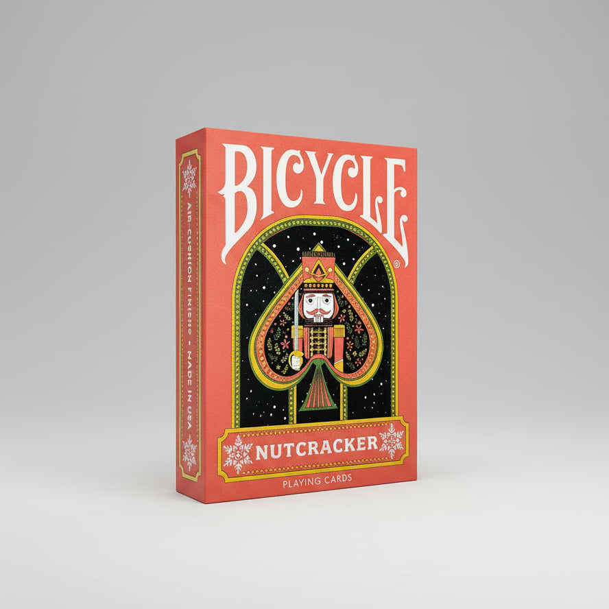 Bicycle Nutcracker playing cards packaging on a white background