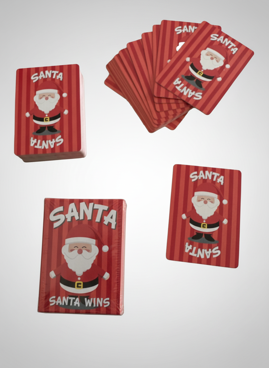 Hoyle Mini Holiday Playing Cards – Santa Edition