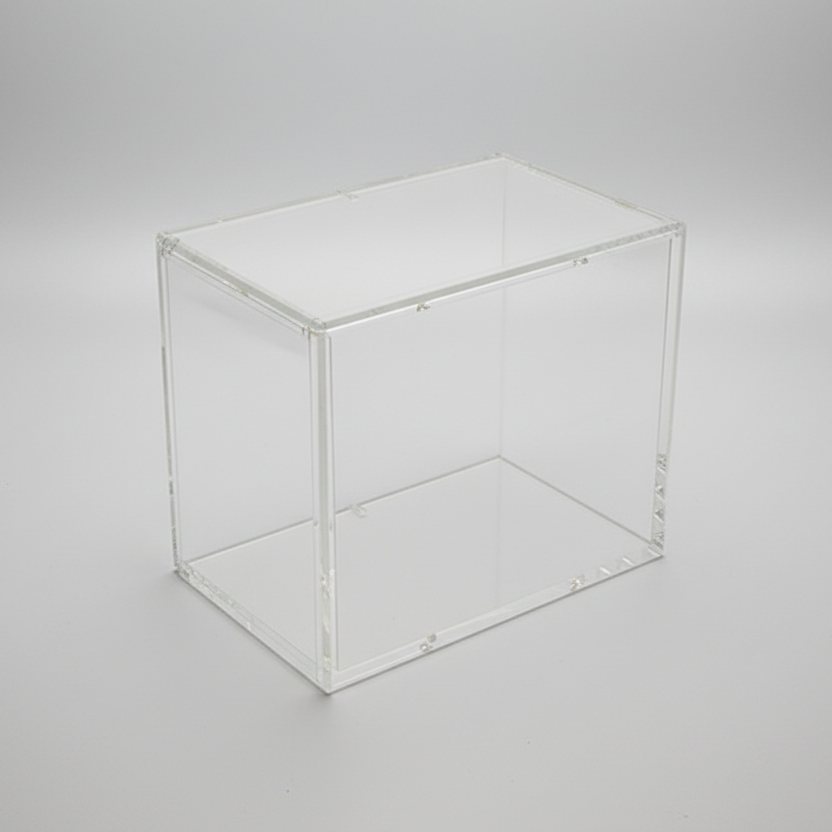 Carat X6 Half Brick Case empty clear acrylic playing card display case