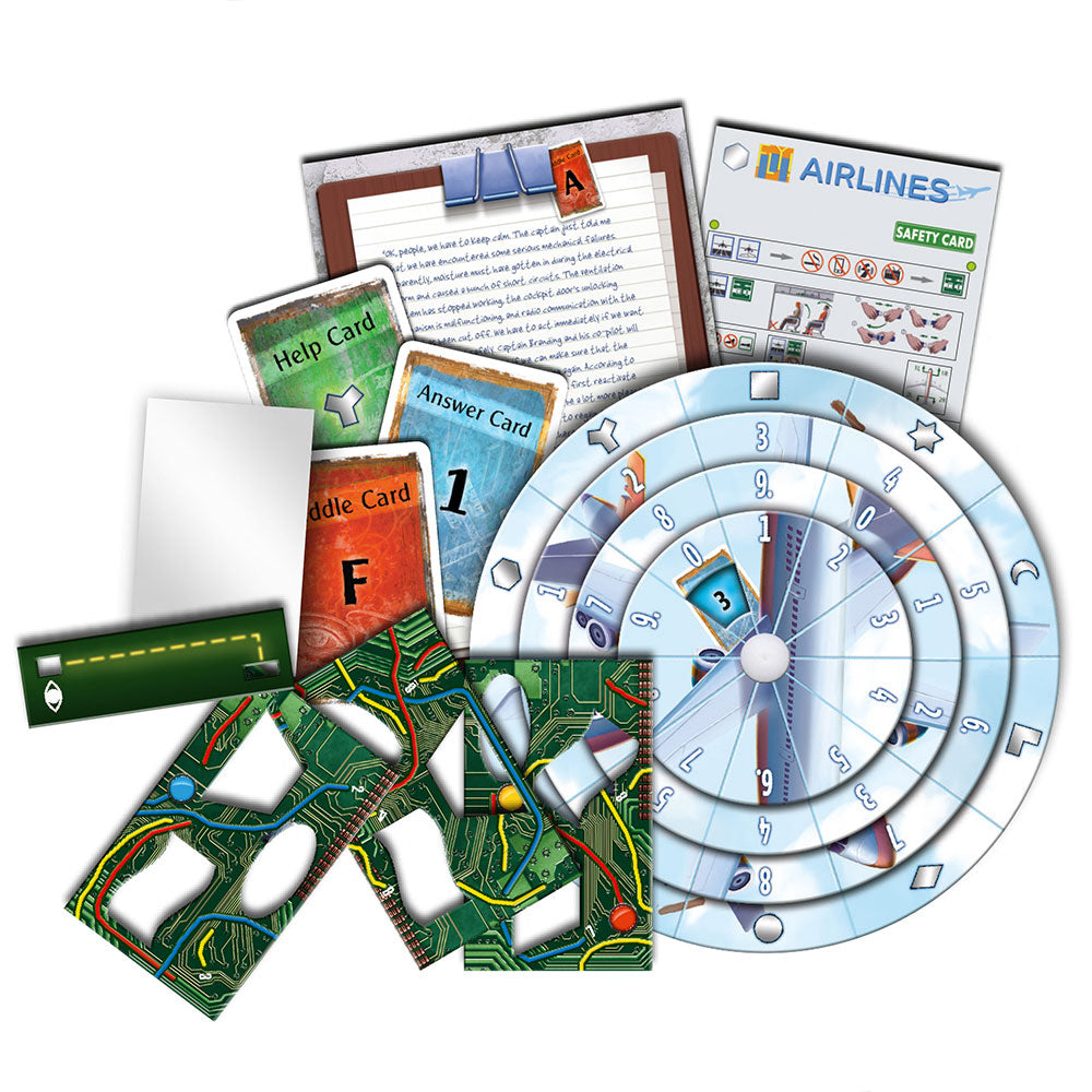 EXIT: The Game – The Stormy Flight – game components