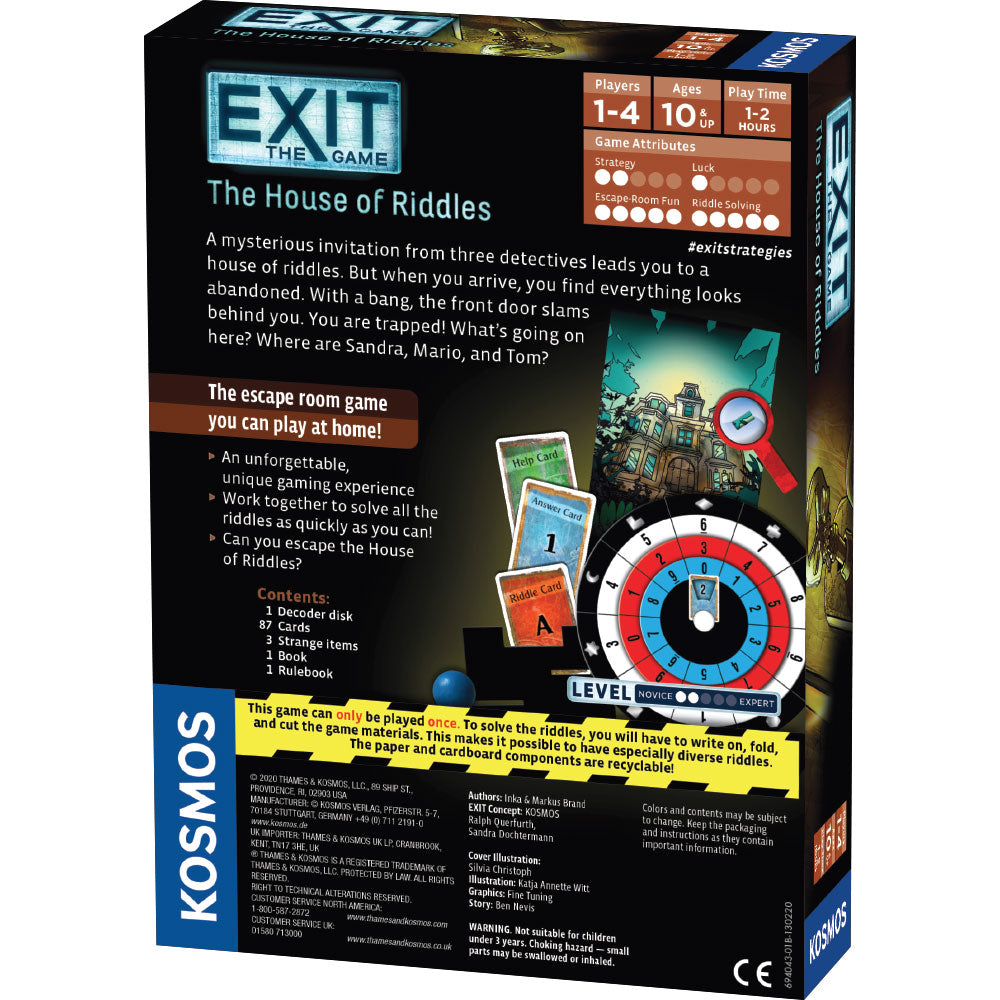 EXIT: The Game – The House of Riddles – packaging view