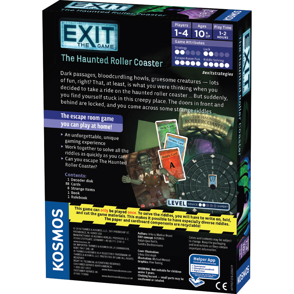 EXIT: The Game – The Haunted Roller Coaster – packaging view