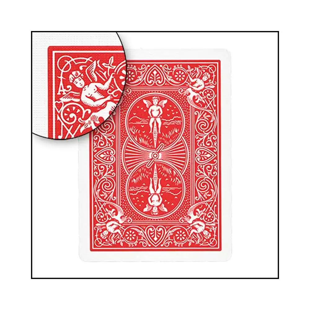 Red Bicycle Ultimate Marked playing card with intricate design on a white background