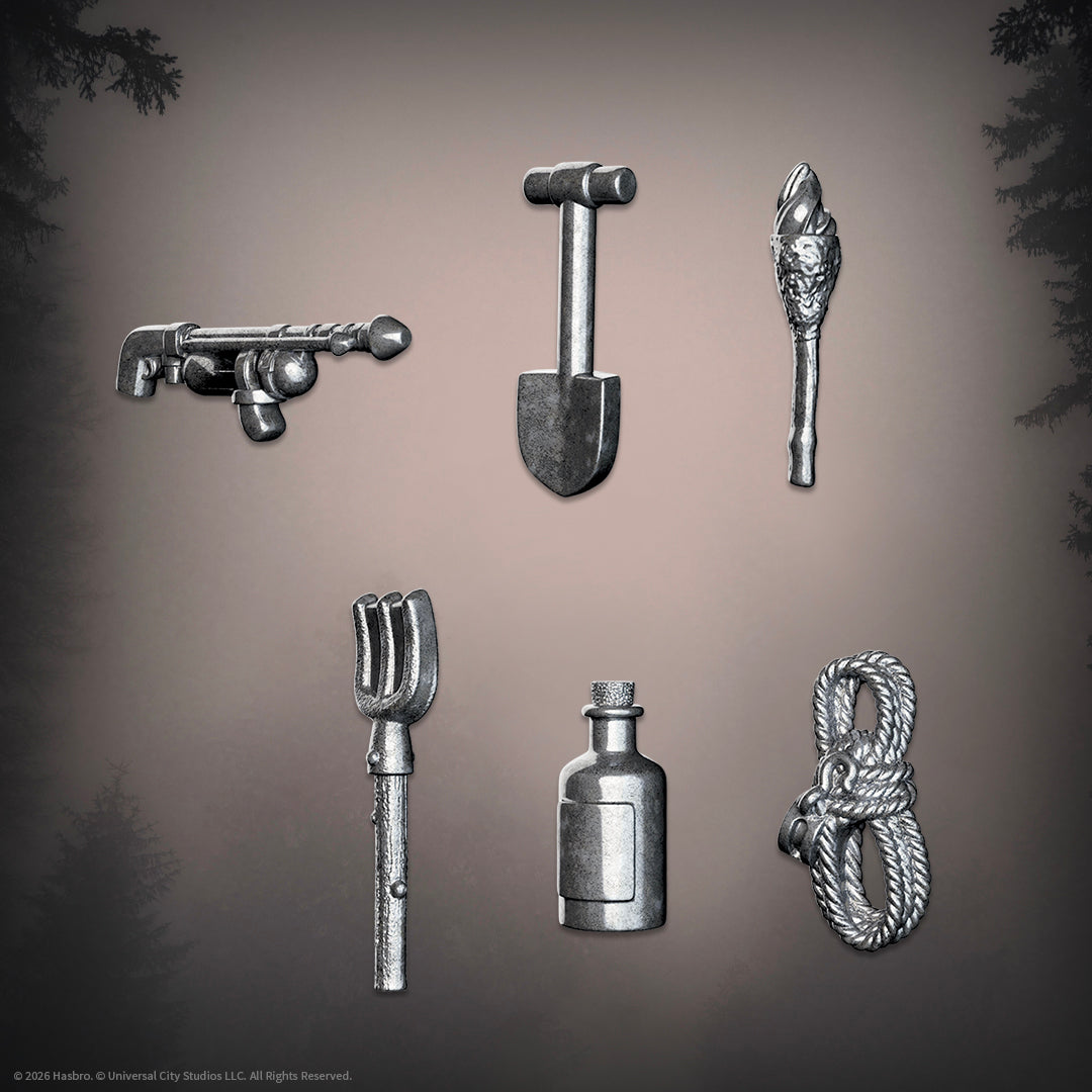 Clue: Universal Monsters Edition – game components