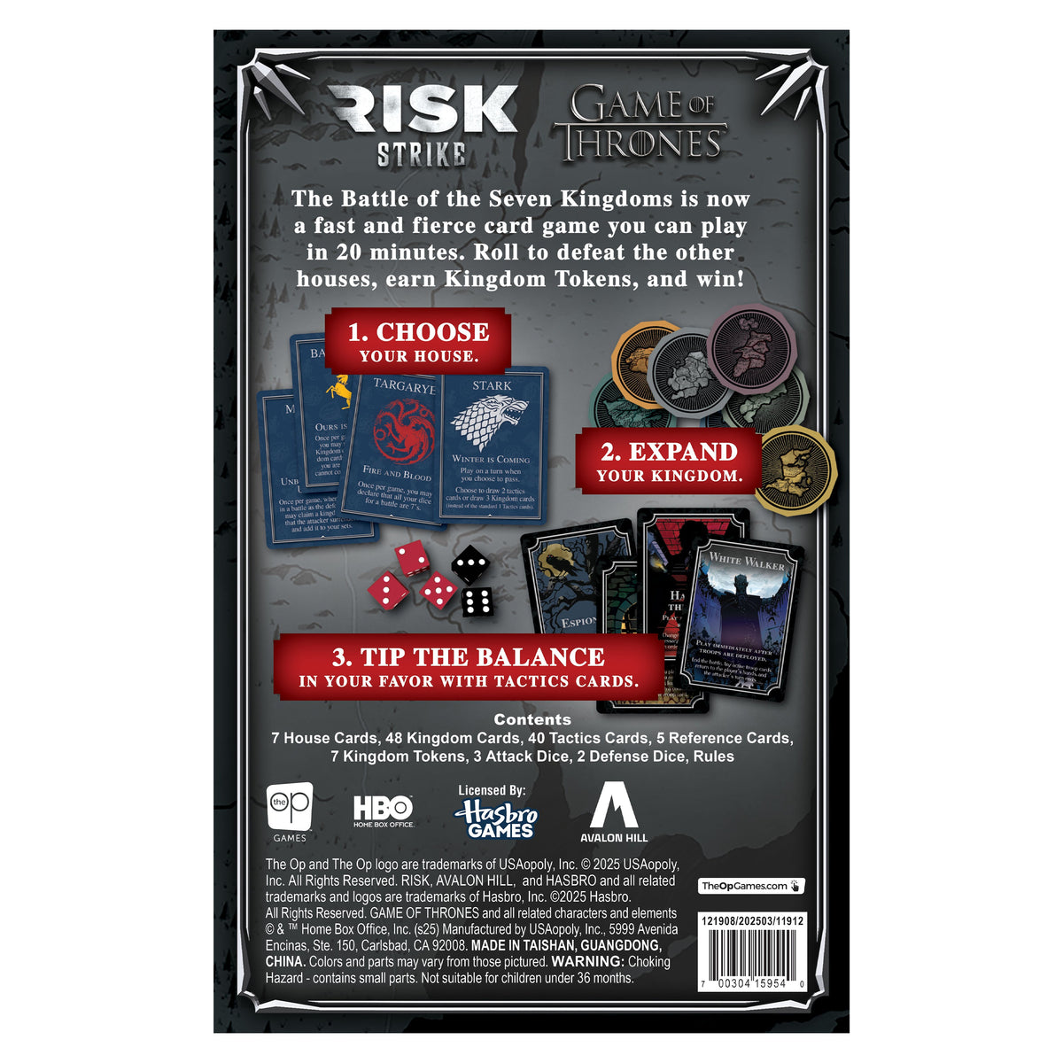 RISK Strike: Game of Thrones Edition – packaging view