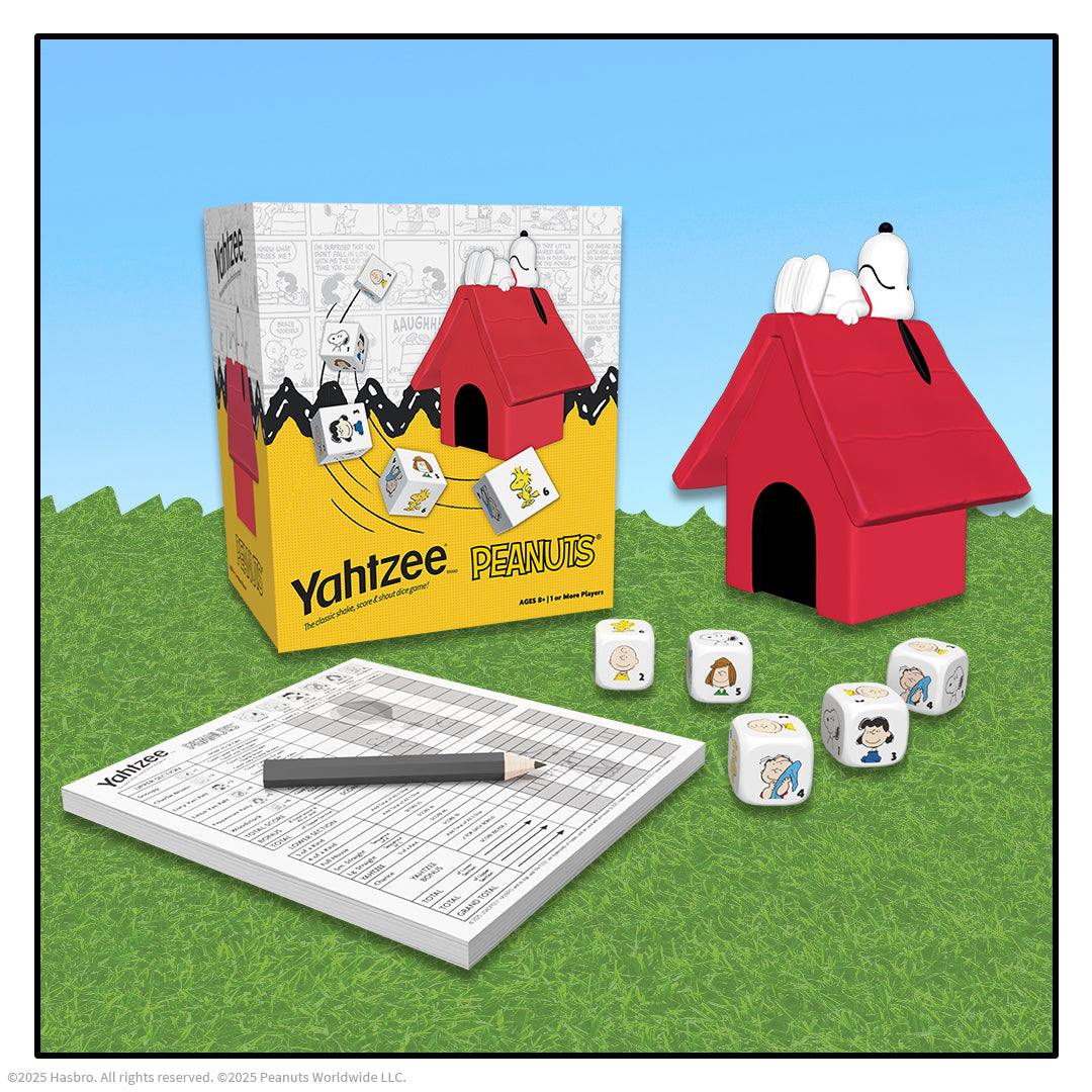 Yahtzee: Peanuts Edition – game components