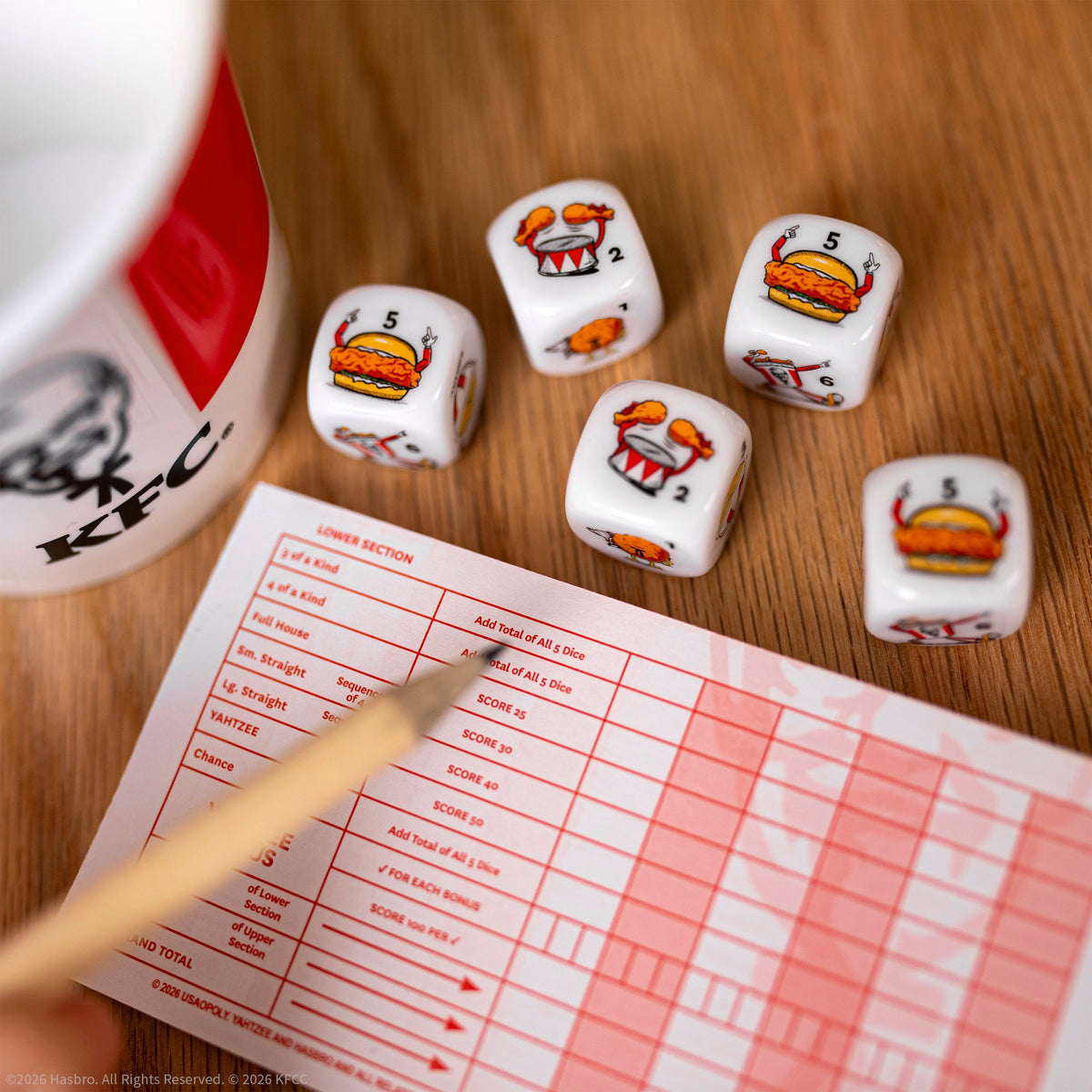 Yahtzee: KFC Edition – additional product details