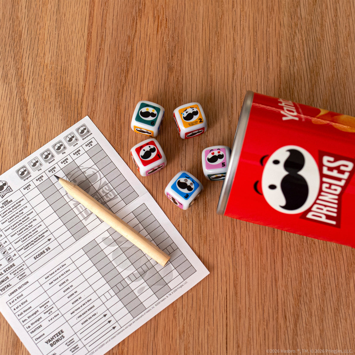 Yahtzee: Pringles Edition – additional product details