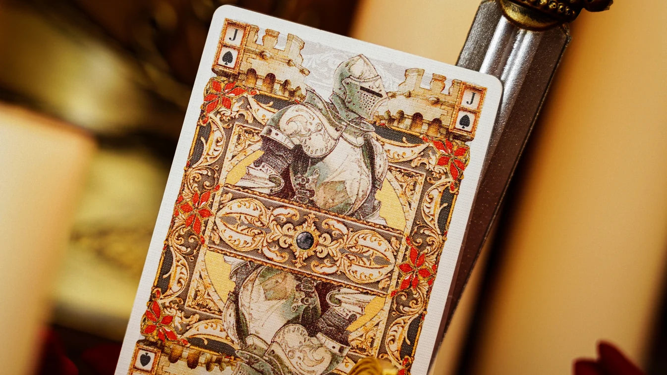 Fortress Jack of Spades featuring an armored medieval knight