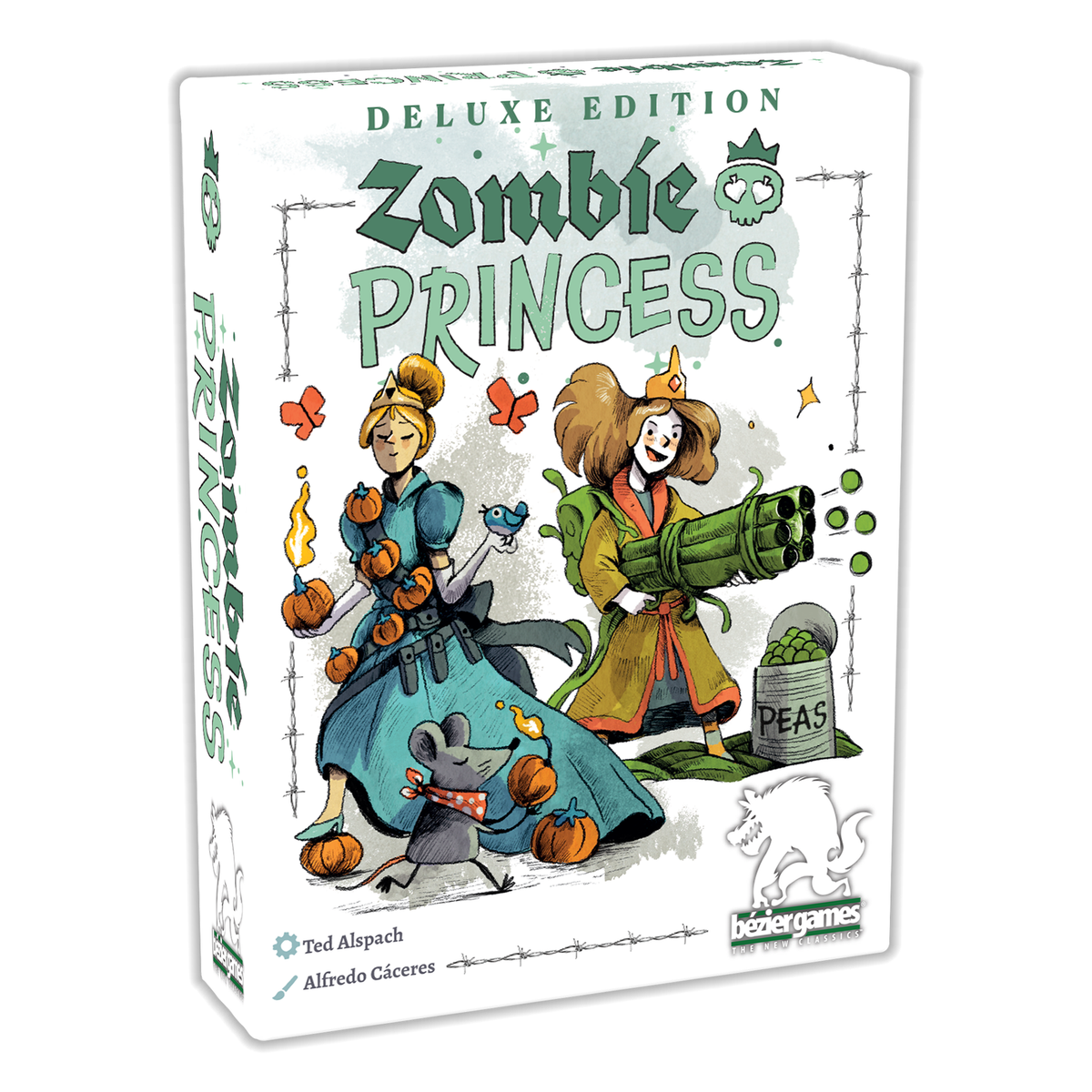 Zombie Princess Deluxe Edition box with illustrated princesses and zombie artwork.